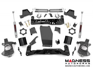 Chevrolet Silverado 1500 4WD Suspension Lift Kit w/ N3 Shocks - 6" Lift - Aluminum Stamped Steel